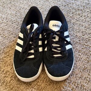 Adidas Classic Black and White Trainers